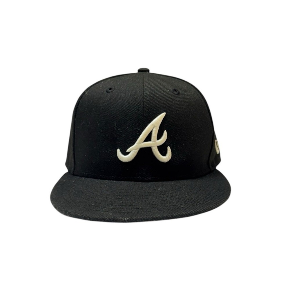 New Era MLB Atlanta Braves Hat Size 7 Trucker Adjustable